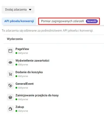 Dodaj zdarzenia