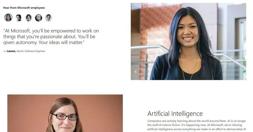 Kariera w Microsoft