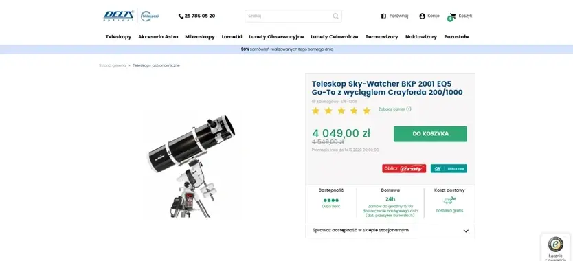 Karta produktu