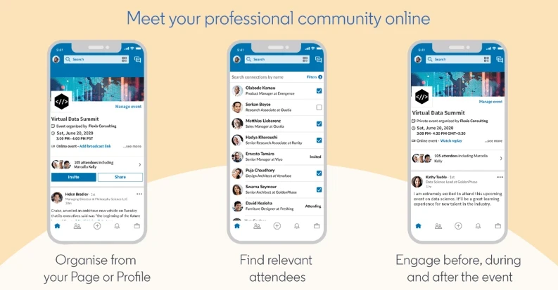 LinkedIn events