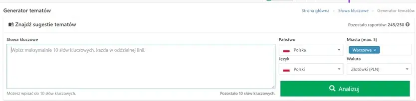 Semstorm generator