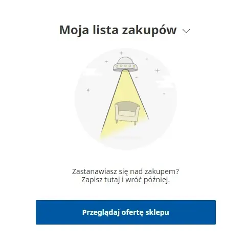 moja lista zakupów ikea
