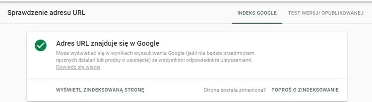 Sprawdzanie adresu