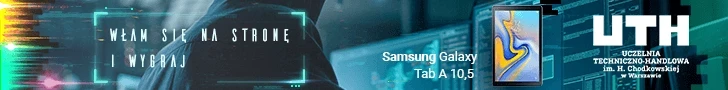 uth baner reklamowy - promocja uczelni