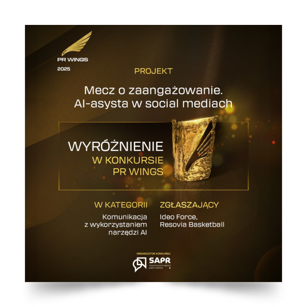 Wyróżnienie PR Wings 2025