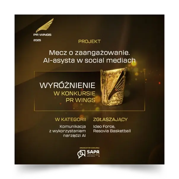 Wyróżnienie PR Wings 2025